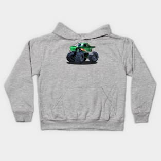 Cartoon monster truck Kids Hoodie